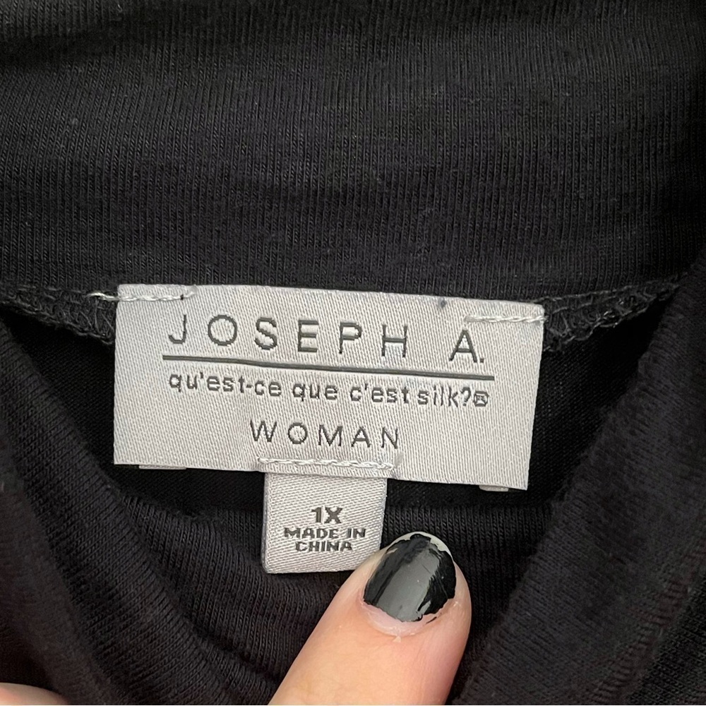 Joseph A Super Soft Cowl Neck Long Sleeve Top - Picture 2 of 4